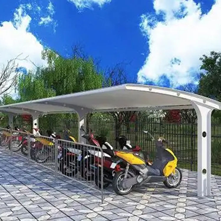 泰来县膜结构电动车棚